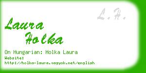 laura holka business card